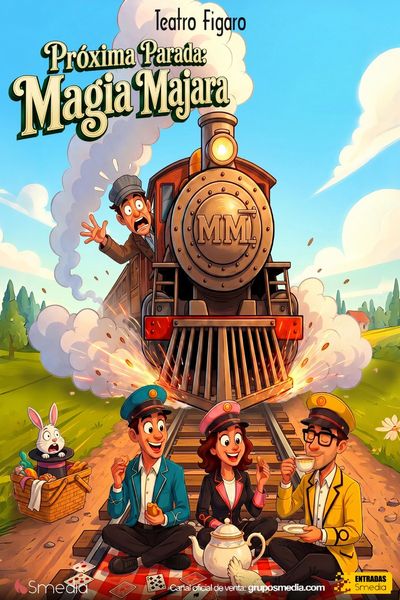 Cartel del espectáculo Próxima Parada: Magia Majara