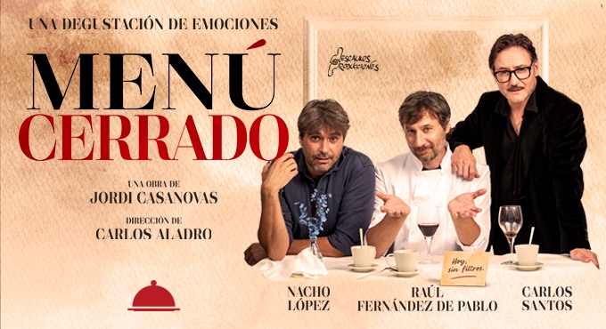Cartel del espectáculo Menú Cerrado