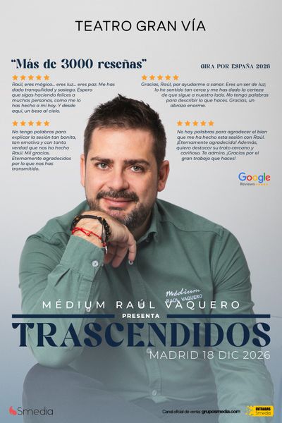 Cartel del espectáculo Trascendidos - Raúl Vaquero