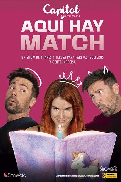 Cartel del espectáculo Aquí Hay Match - Chares & Teresa