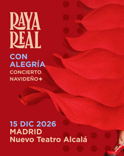 Cartel del espectáculo Raya Real: Con Alegría - Concierto de Navidad