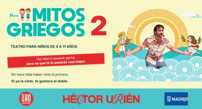 Cartel del espectáculo Mitos griegos para niños 2