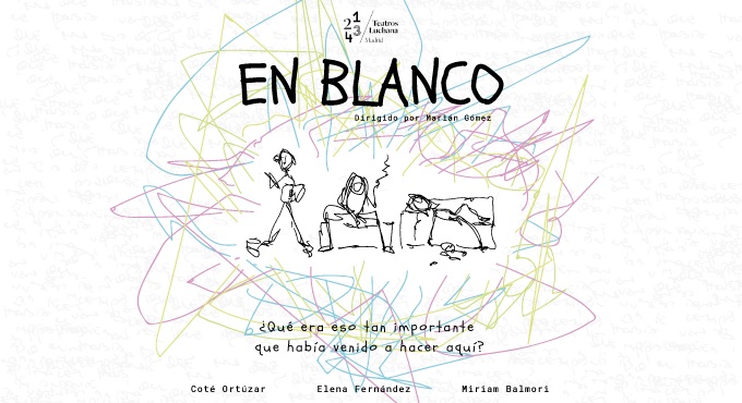 Cartel del espectáculo En Blanco