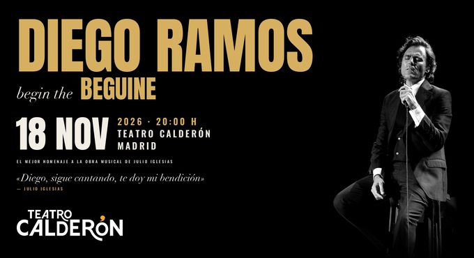 Cartel del espectáculo Diego Ramos - Un Homenaje a la Obra Musical de Julio Iglesias