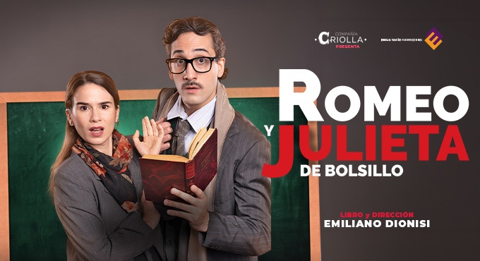 Cartel del espectáculo Romeo y Julieta de Bolsillo