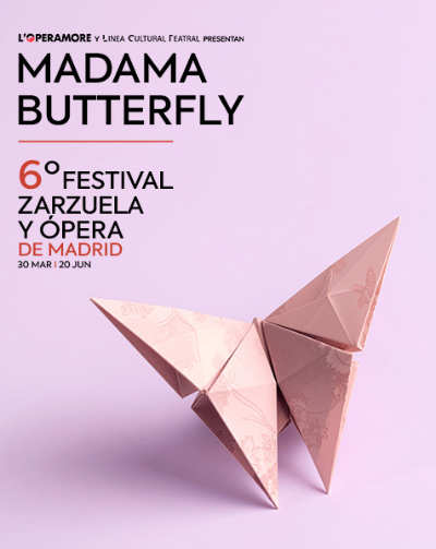 Cartel del espectáculo Madame Butterfly - Ópera
