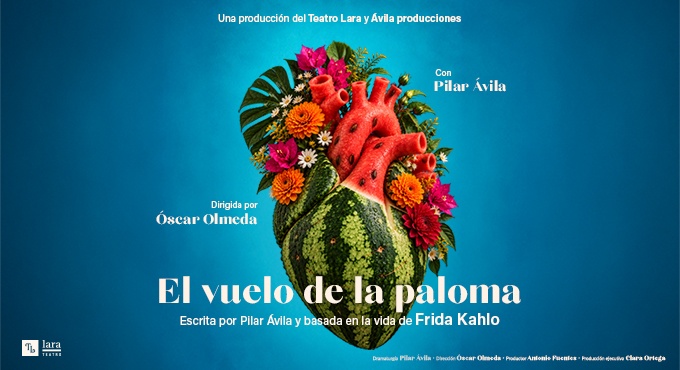 Cartel del espectáculo El Vuelo de la Paloma