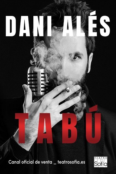 Cartel del espectáculo Tabú - Dani Alés