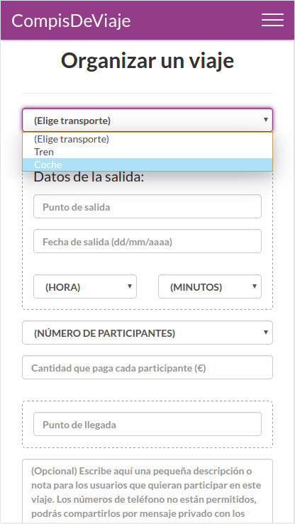 Elegir coche como medio de transporte al organizar un viaje en compisdeviaje.com